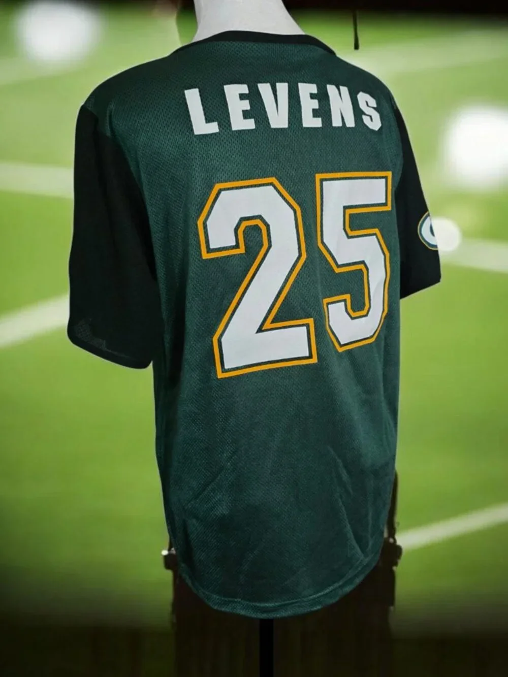 NWOT 90'S JOY ATHLETICS (XL) Vintage Green Bay Packers Athletic Mesh Jersey Shir